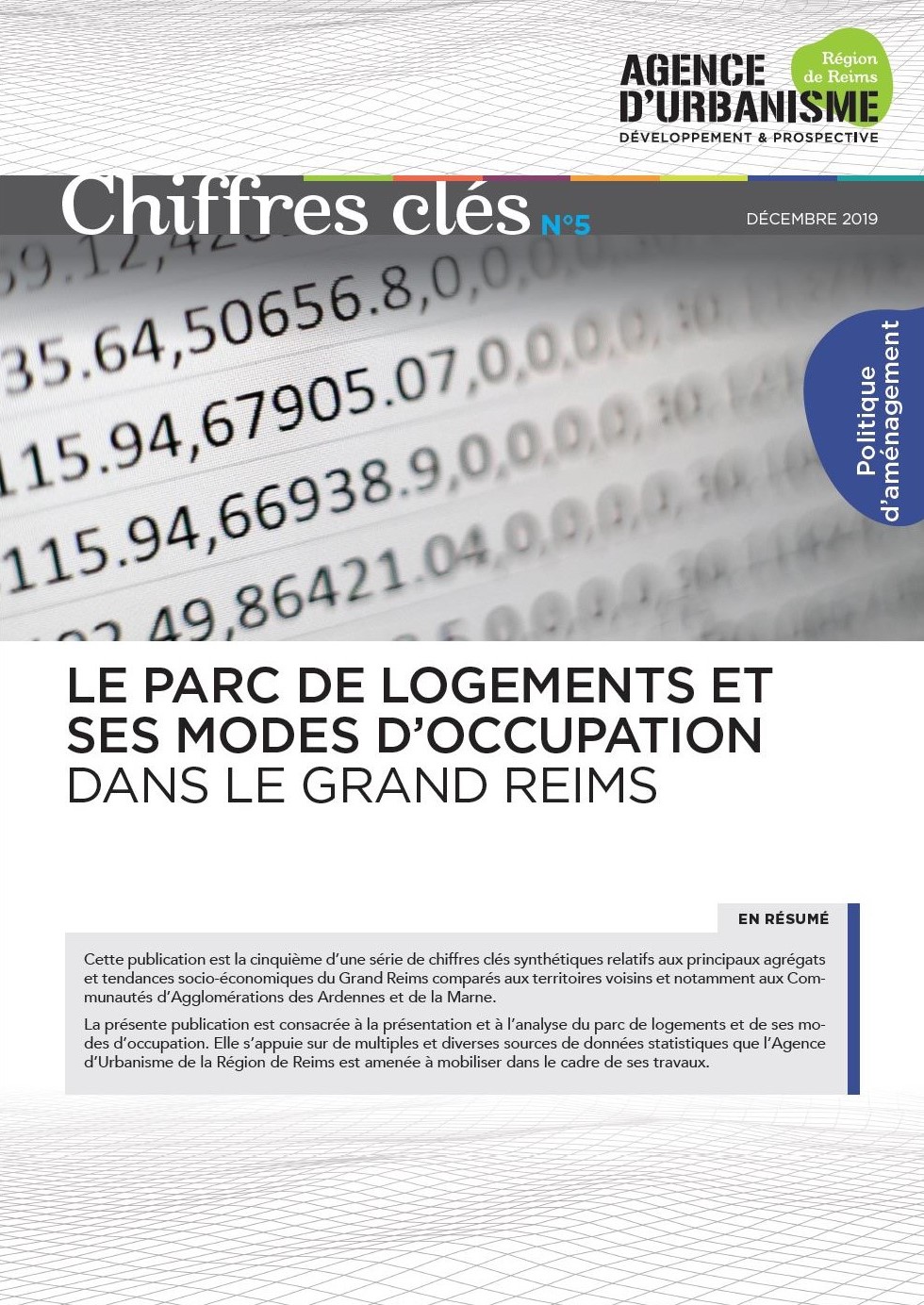 Chiffres Clés n°5: Le Parc de logements et ses modes d'occupation dans le Grand Reims