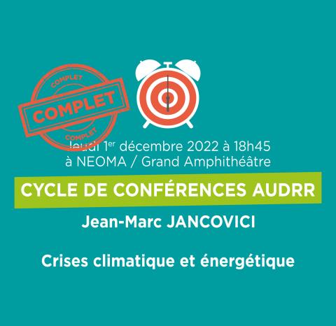 Conférence Jean-Marc Jancovici 01/12/22