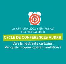 CYCLE DE CONFERENCES AUDRR #2 MOBILITÉS SÉQUENCÉES 04/07/2022 à 18h