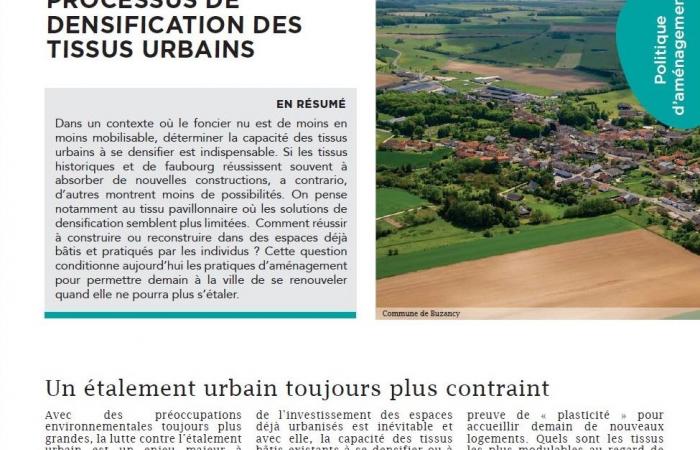Note 36 : Comprendre les Processus de densification des tissus urbains