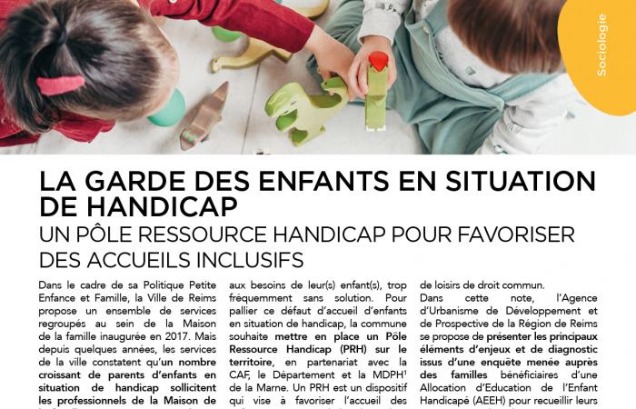 Note 55 : La Garde des enfants en situation de handicap