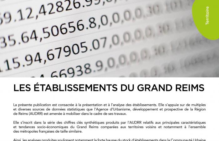 CHIFFRES CLÉS N°9 : LES ETABLISSEMENTS DU GRAND REIMS